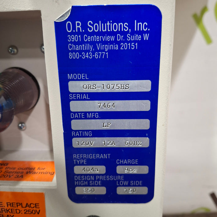 OR Solutions ORS-2038D Solution Warmer