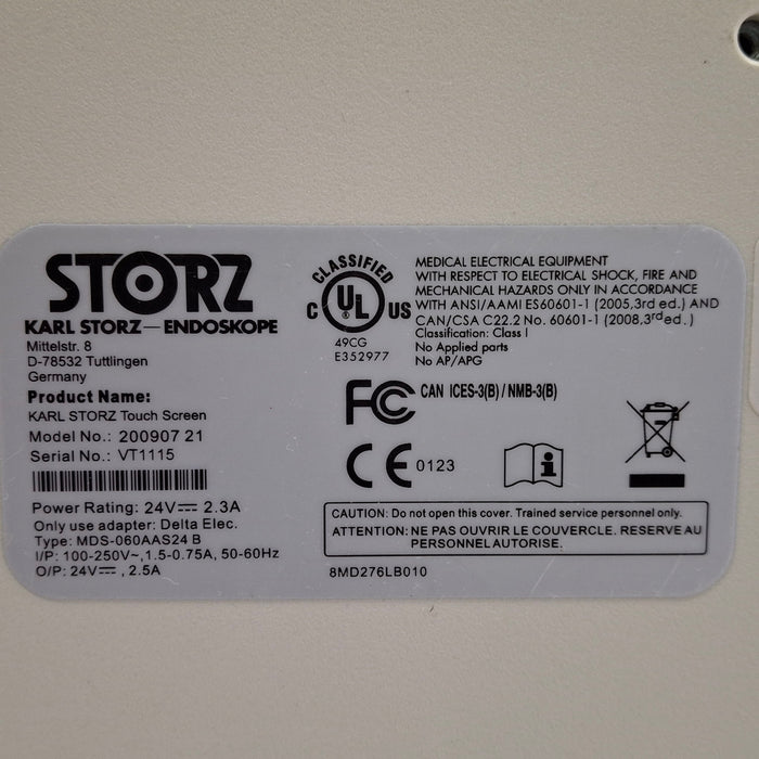 Karl Storz 200907 21 21" HD Touchscreen Display