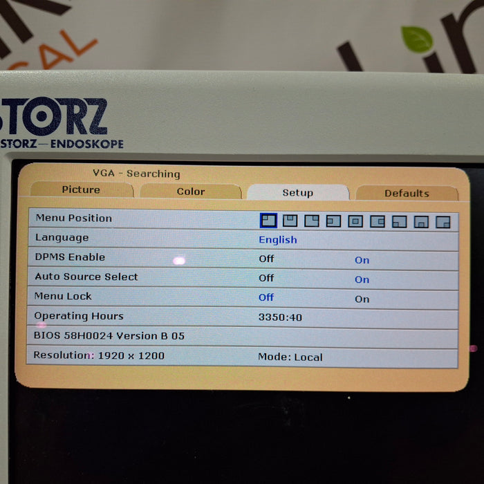 Karl Storz WideView SC-WU26-A1515 Surgical Display