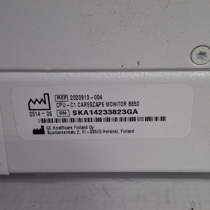 GE Healthcare Carescape B850 CPU w/ D19KT Monitor