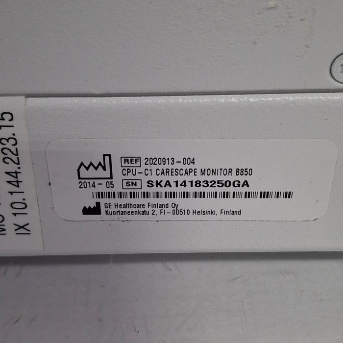 GE Healthcare GE Healthcare Carescape B850 CPU w/ D19KT Monitor Patient Monitors reLink Online