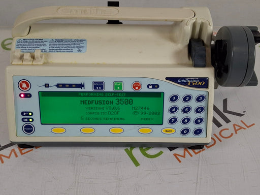 Smiths Medical Smiths Medical Medfusion 3500 Version 3 Syringe Infusion Pump Infusion Pump reLink Online