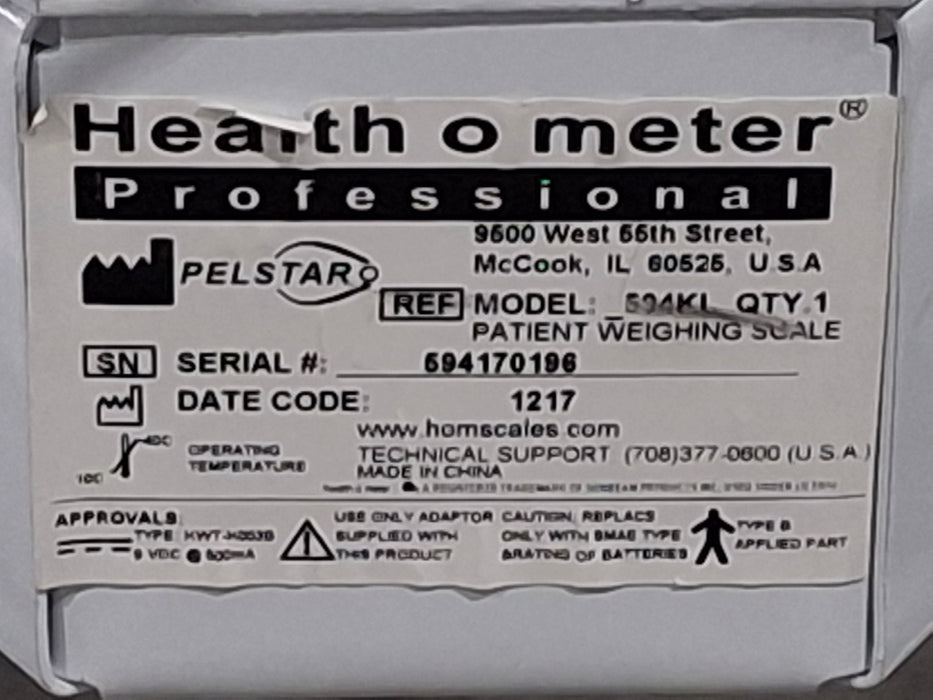 Health O Meter Health O Meter 594KL Patient Weighing Scale Diagnostic Exam Equipment reLink Online