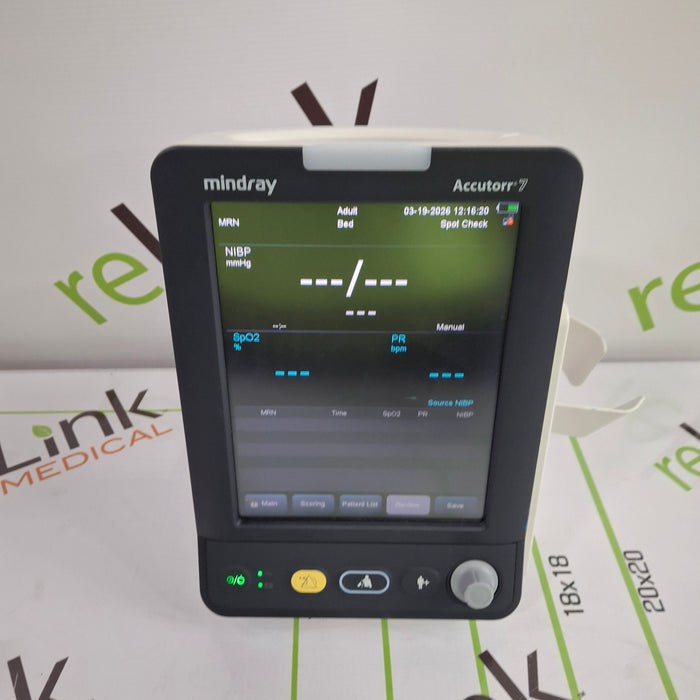 Mindray Mindray Accutorr 7 Vital Signs Monitor Patient Monitors reLink Online