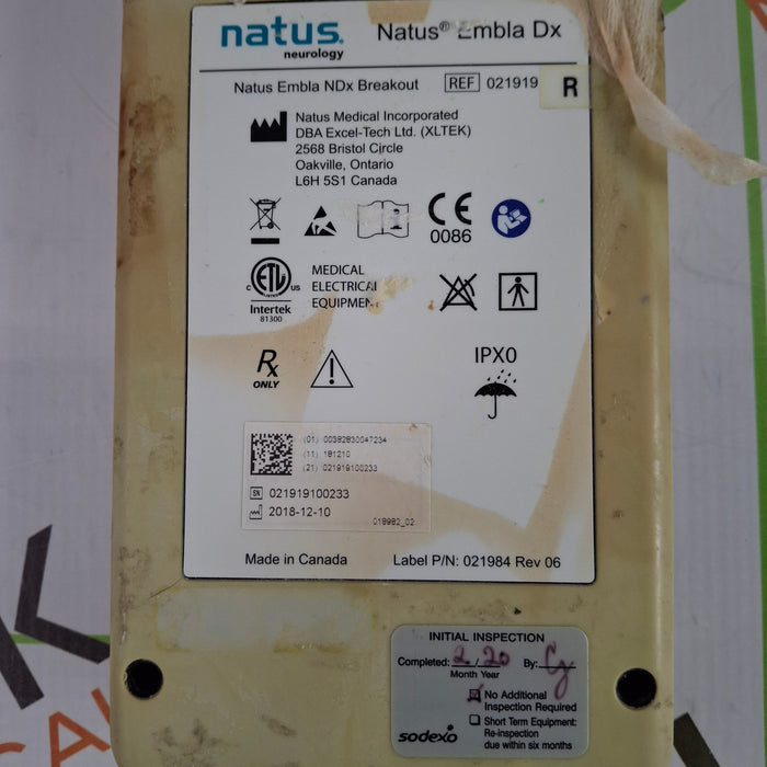 Natus 016862 Base Unit w/ 021919 Breakout Box