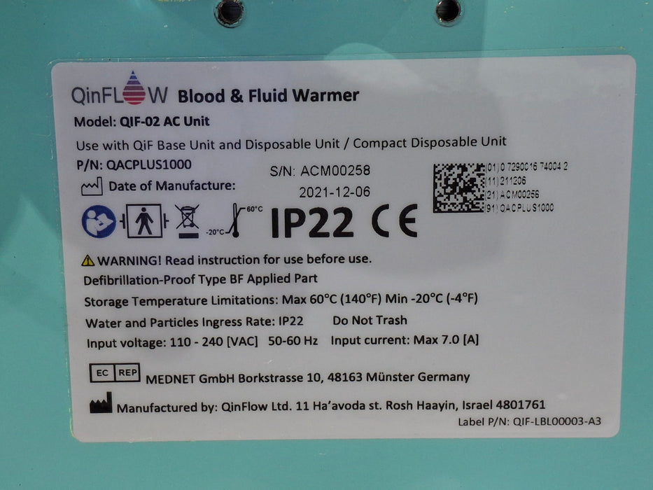 MEDNET GmbH QinFlow QIF-02 AC Unit
