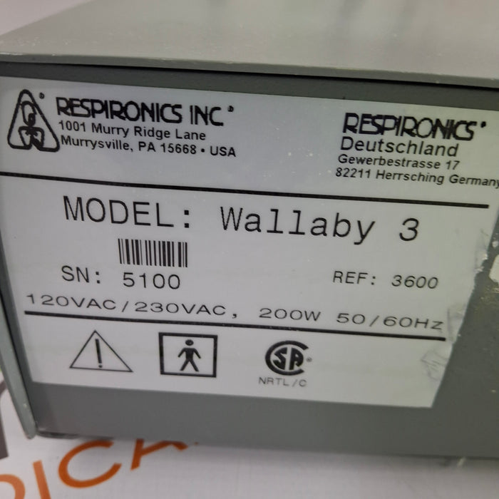 Respironics Wallaby 3 Phototherapy System