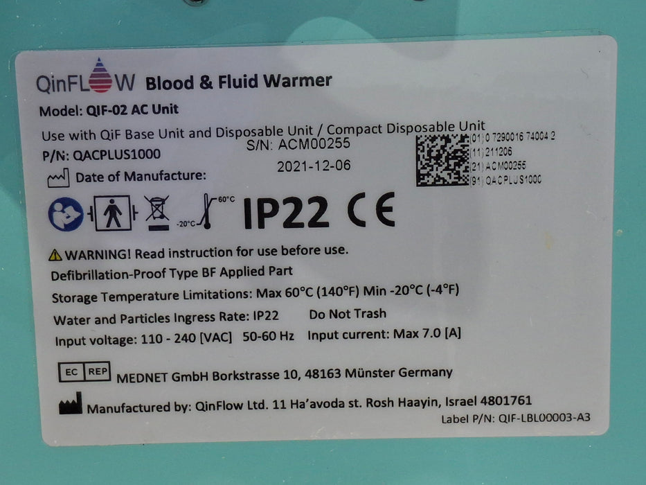 MEDNET GmbH QinFlow QIF-02 AC Unit