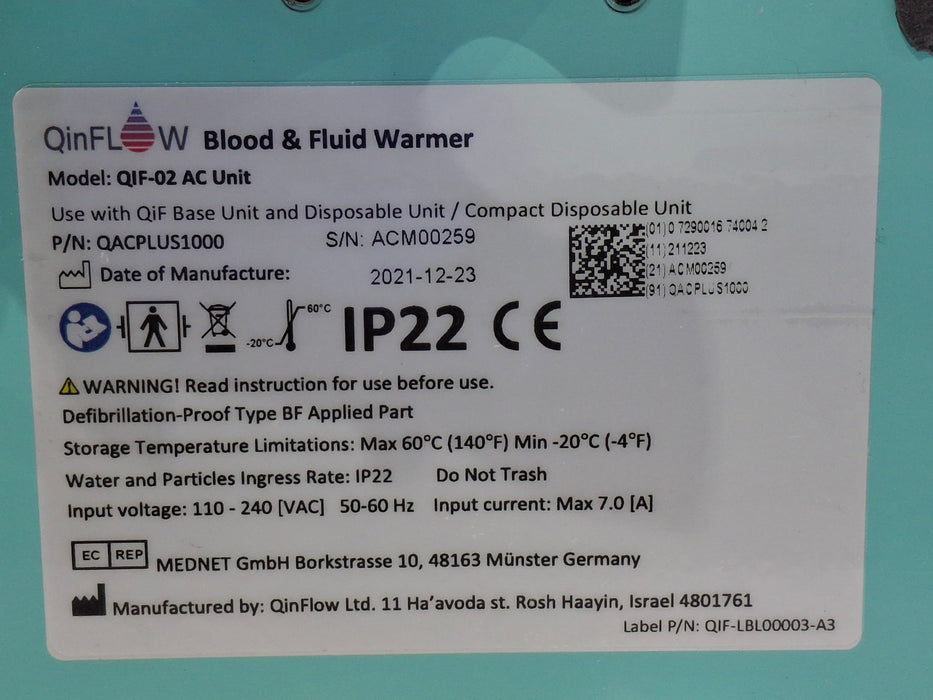 MEDNET GmbH MEDNET GmbH QinFlow QIF-02 AC Unit Temperature Control Units reLink Online