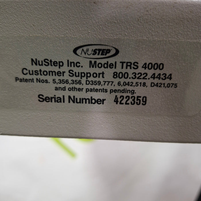NuStep, Inc. TRS 4000 Recumbent Cross Trainer