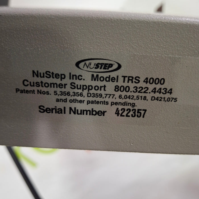 NuStep, Inc. TRS 4000 Recumbent Cross Trainer