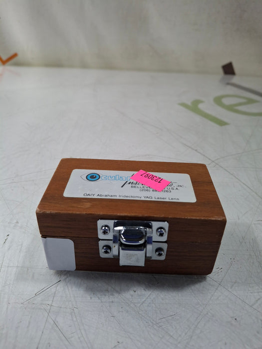 Ocular Instruments Inc OAIY Abraham Iridectomy YAG Laser Lens