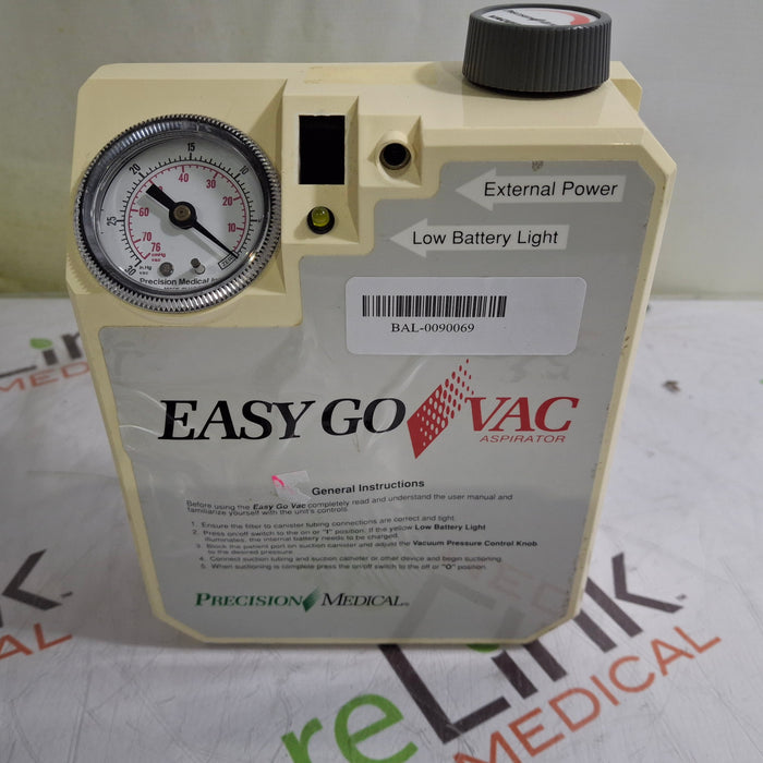 Precision Medical Precision Medical Easy Go Vac PM65 Aspirator Surgical Equipment reLink Online