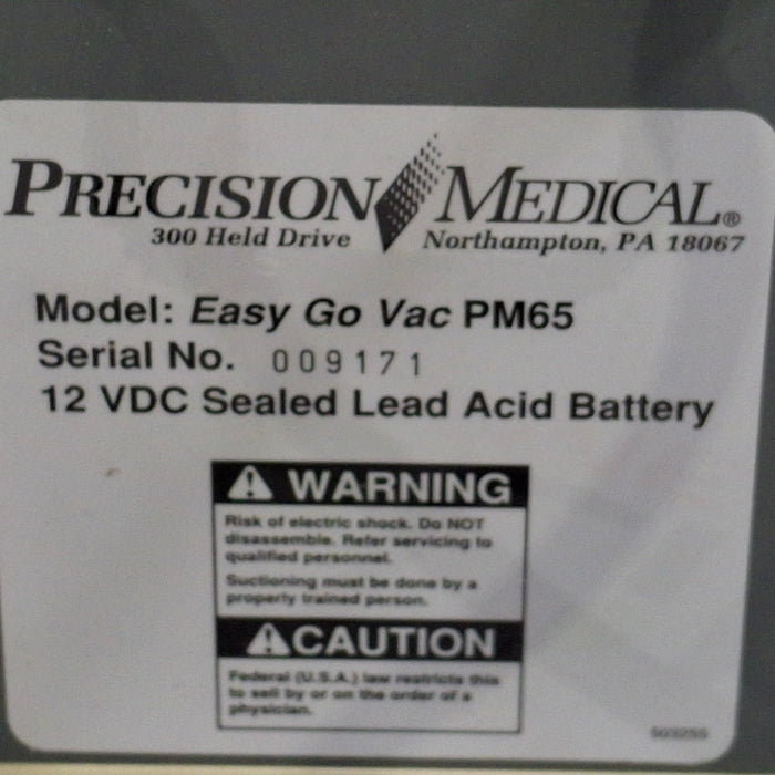Precision Medical Precision Medical Easy Go Vac PM65 Aspirator Surgical Equipment reLink Online