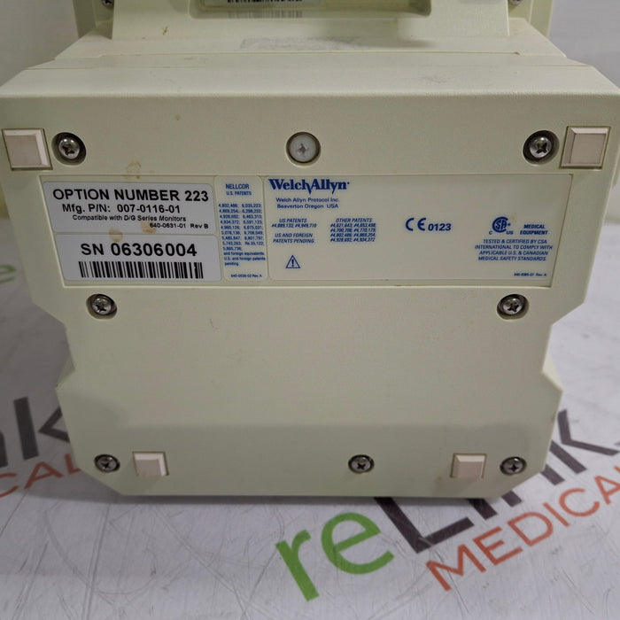 Welch Allyn Propaq CS 242 Vital Signs Monitor