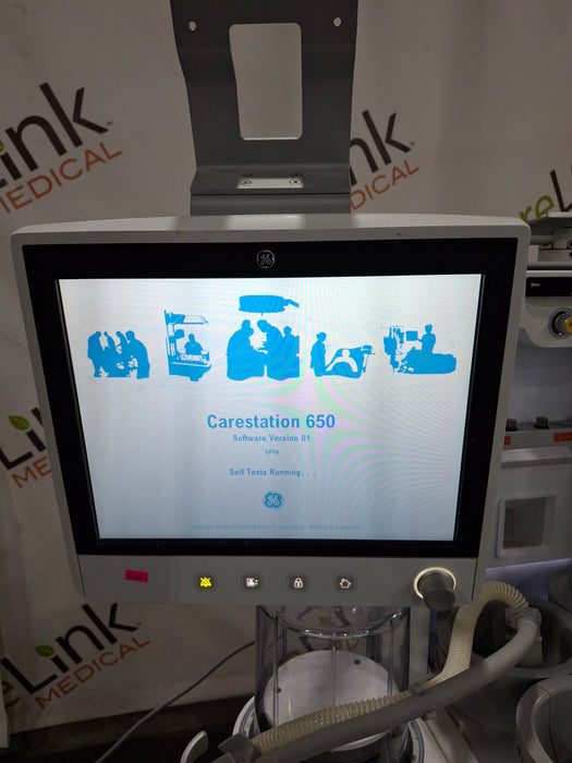 GE Healthcare CareStation 650 A1 Anesthesia System