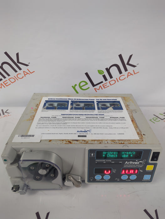 Arthrex AR-6475 Continuous Wave Arthroscopy Pump