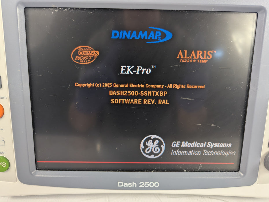 GE Healthcare Dash 2500 Patient Monitor