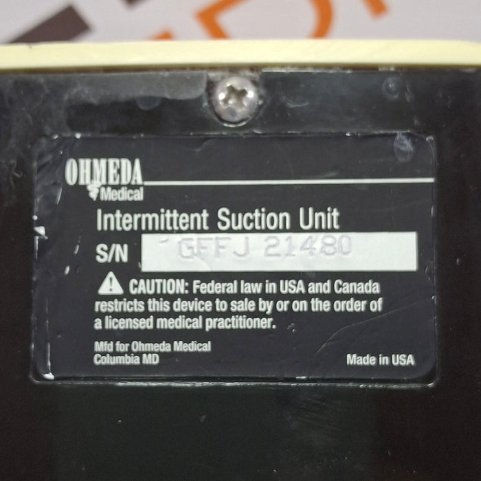 Ohmeda Medical 200 Intermittent Suction Unit