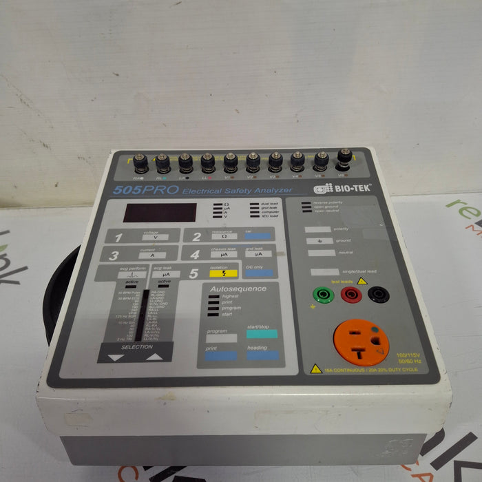 Bio-Tek Instruments 505 Pro Electrical Safety Analyzer