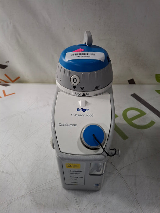Draeger Medical Draeger Medical D-Vapor 3000 Desflurane Vaporizer Anesthesia reLink Online
