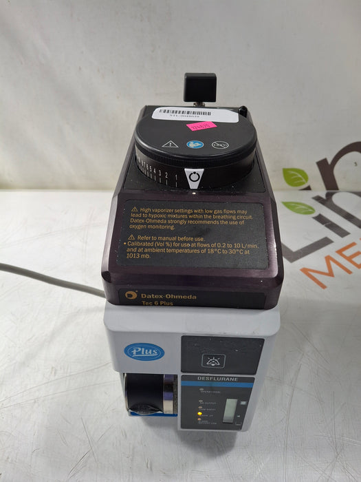 Datex-Ohmeda Tec 6 Plus Desflurane Vaporizer