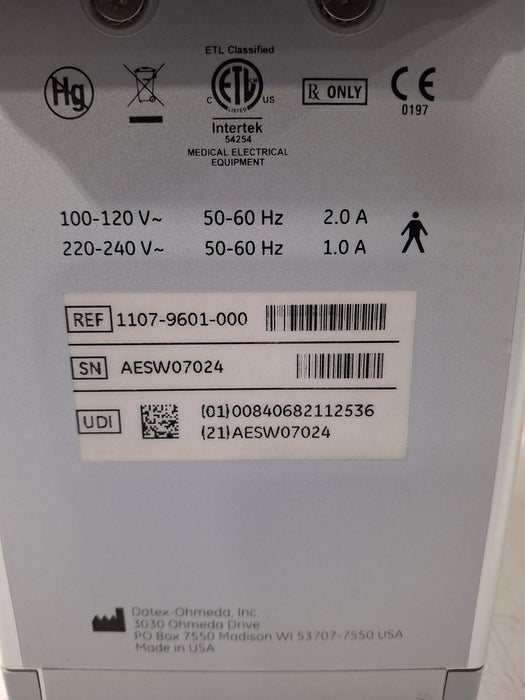 Datex-Ohmeda Tec 6 Plus Desflurane Vaporizer