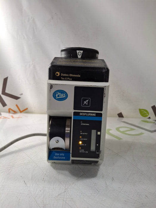 Datex-Ohmeda Tec 6 Plus Desflurane Vaporizer