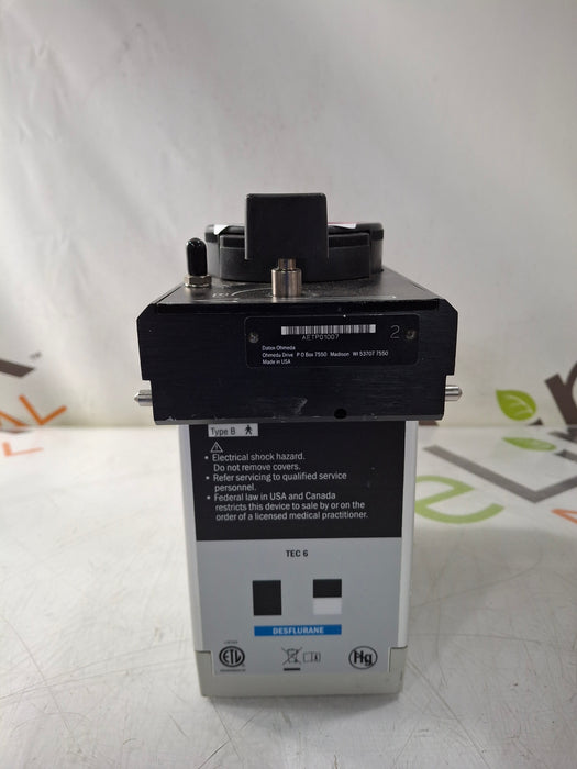 Datex-Ohmeda Tec 6 Plus Desflurane Vaporizer