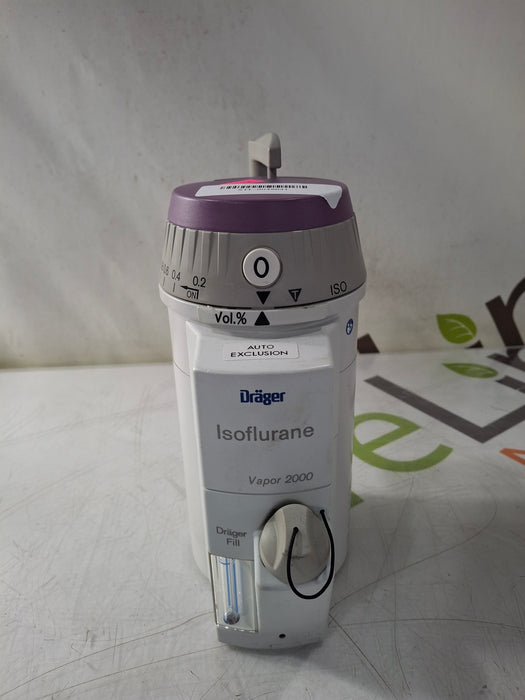 Draeger Medical Vapor 2000 Isoflurane Vaporizer