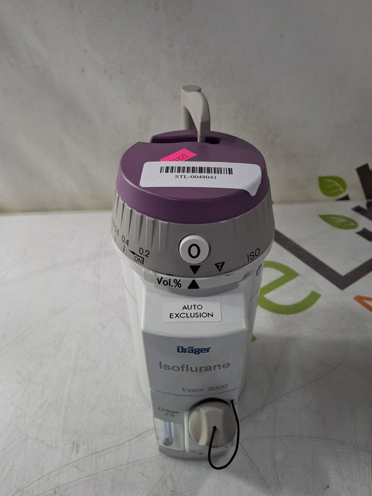Draeger Medical Vapor 2000 Isoflurane Vaporizer