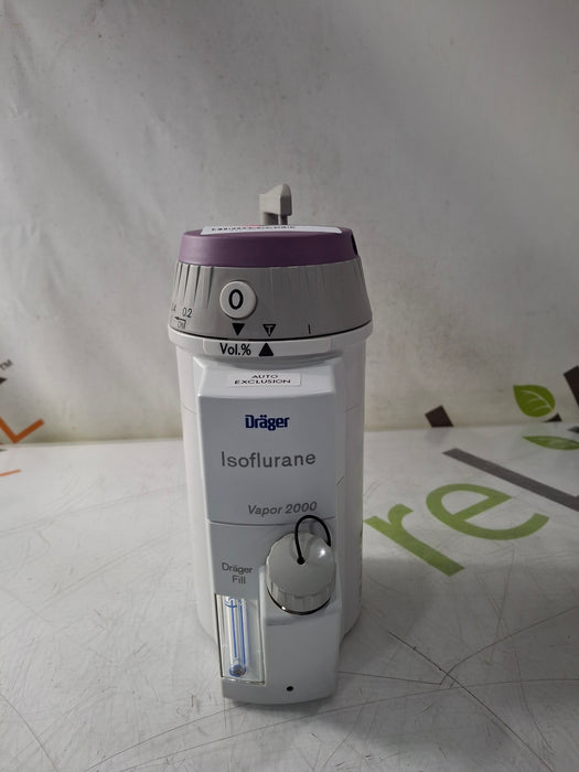 Draeger Medical Vapor 2000 Sevoflurane Vaporizer