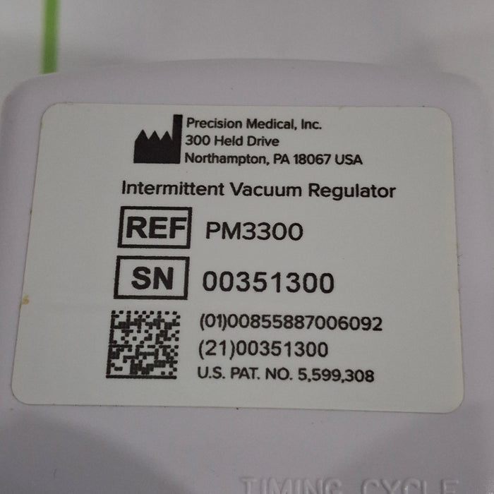 Precision Medical PM3300 Intermittent Vacuum Regulator