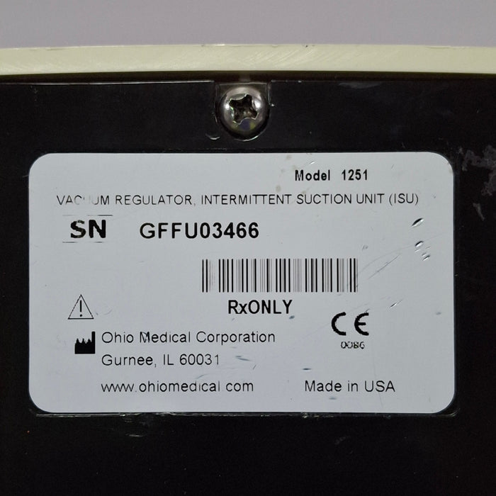 Ohmeda Medical 200 Intermittent Suction Unit