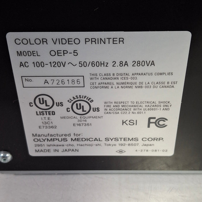 Olympus OEP-5 Color Video Printer