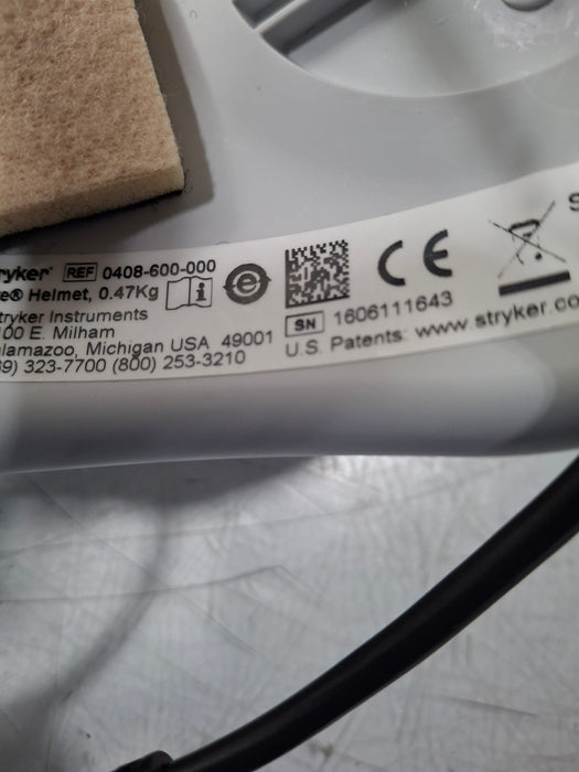 Stryker 0408-600 Flyte Helmet 0.47Kg & 0408-800-300 Power Cord