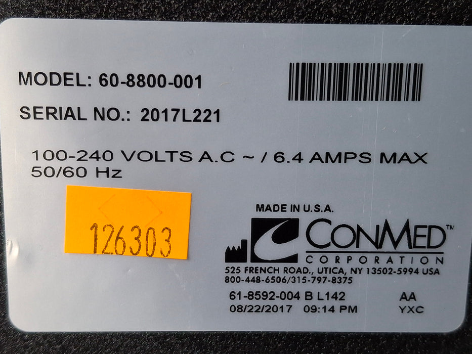 ConMed HelixAR Electrosurgical Generator with Argon Beam Coagulation