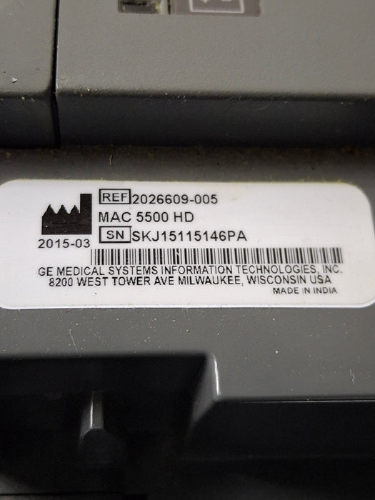 GE Healthcare MAC 5500 HD ECG without CAM Module