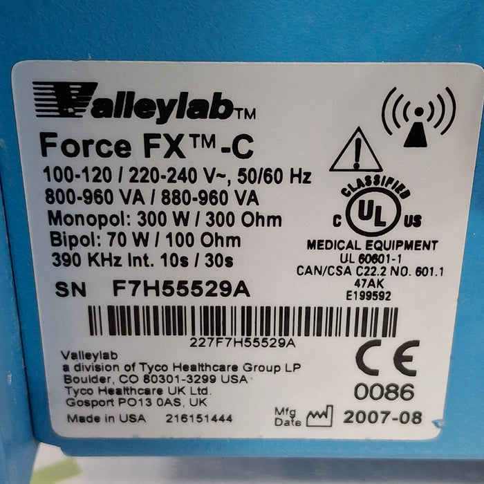 Covidien Valleylab Force FX-C Electrosurgical Generator
