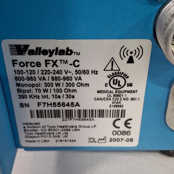Covidien Valleylab Force FX-C Electrosurgical Generator