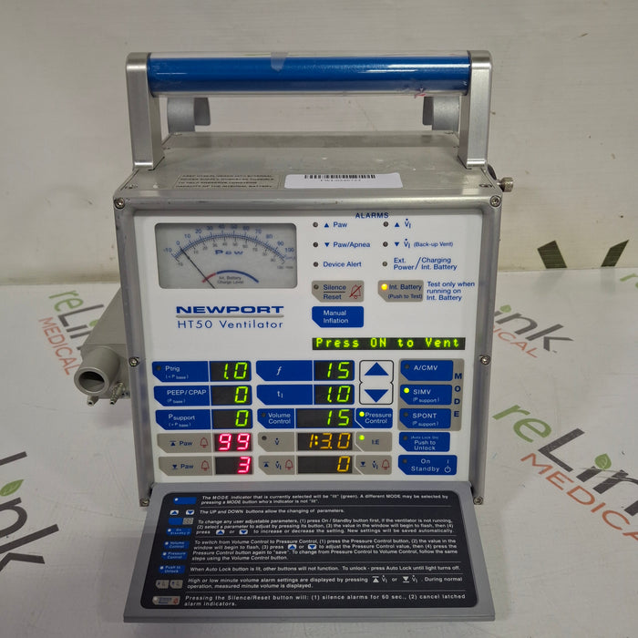 Newport Medical HT50 Ventilator