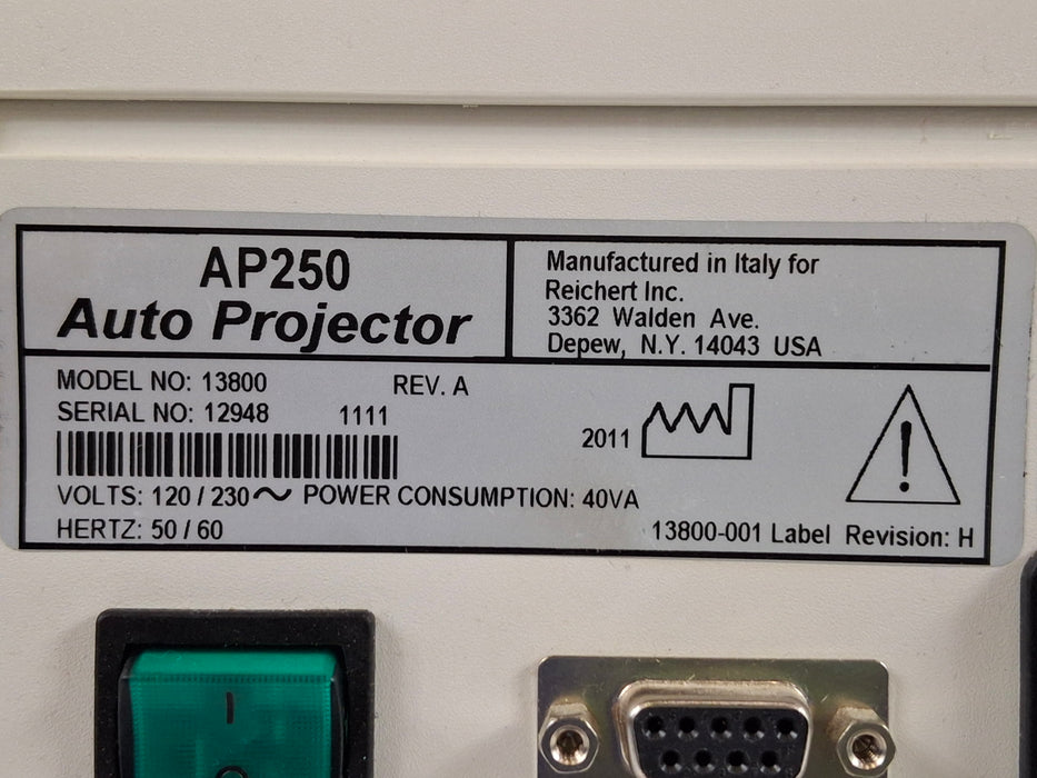 Reichert AP250 Auto Projector