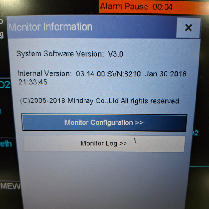 Mindray Accutorr 7 Vital Signs Monitor