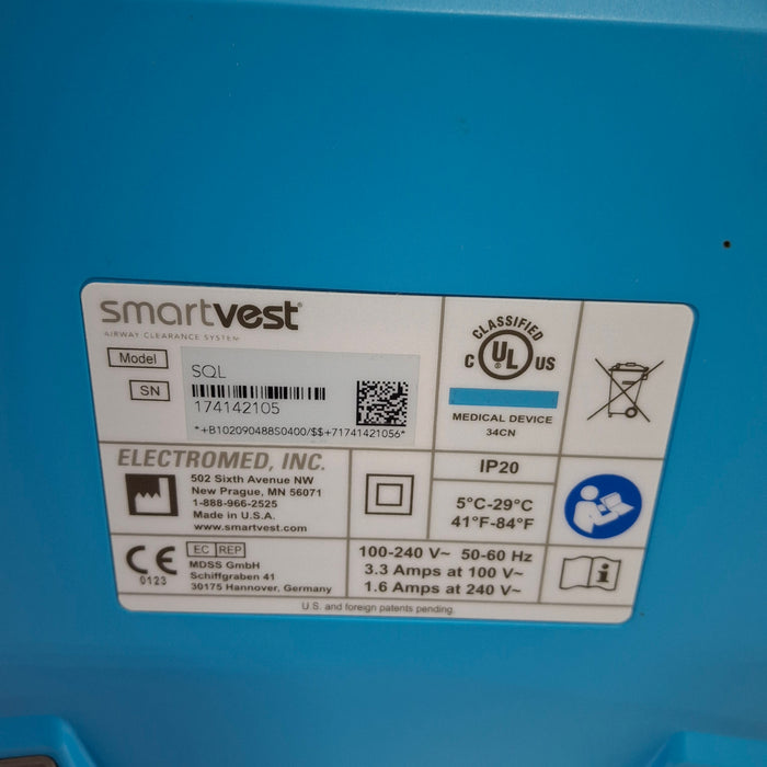Electro-Med Health Industries Electro-Med Health Industries SmartVest SQL Airway Clearance Device Surgical Equipment reLink Online