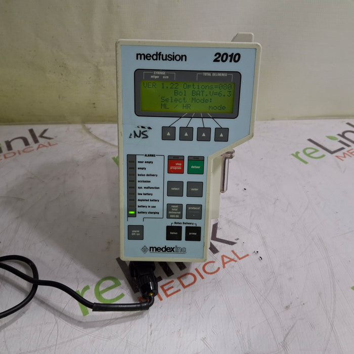 Medex Medex Medfusion 2010 Syringe Infusion Pump Infusion Pump reLink Online