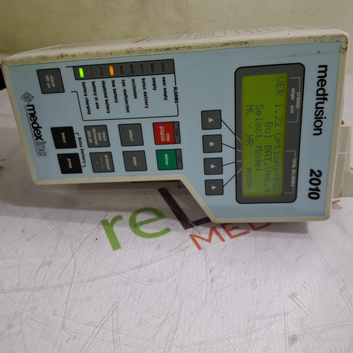 Medex Medex Medfusion 2010 Syringe Infusion Pump Infusion Pump reLink Online