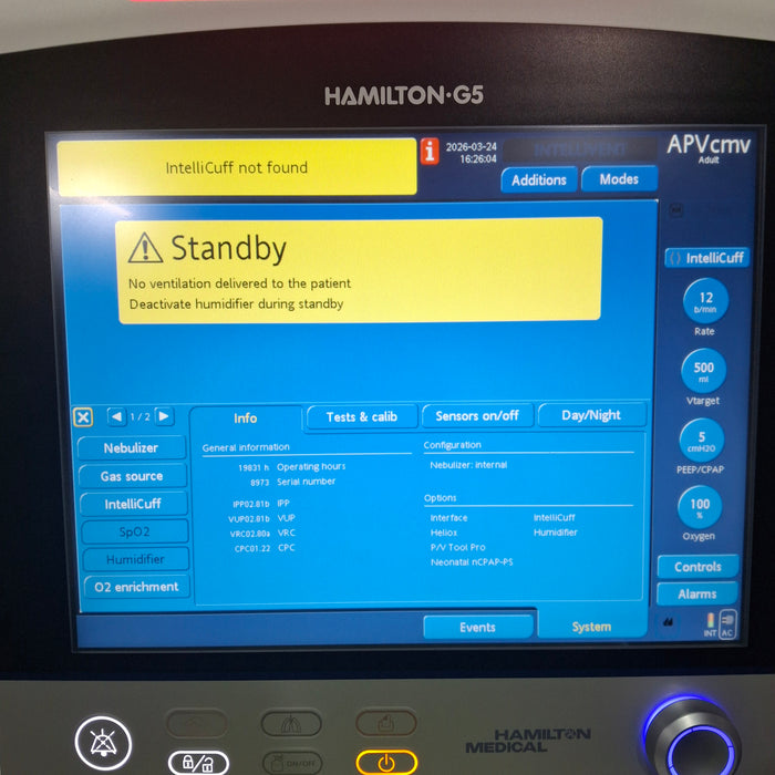Hamilton Medical Inc G5 Ventilator