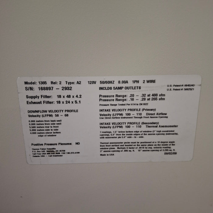 Thermo Scientific 1300 Series A2 Biological Safety Cabinet