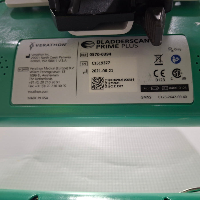Verathon Medical, Inc Prime Plus Bladder Scanner