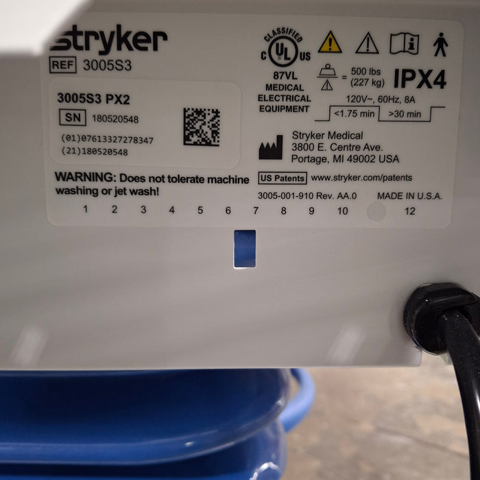 Stryker Secure III 3005 Hospital Bed
